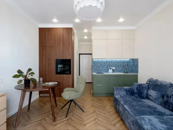 Современная студия в Адлере ●ЖК Курортный ●Площадь 25 кв.м. ● Ремонт: Стандарт класса — фото 2